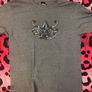 Volcom Heather Gray Tee with Graphic